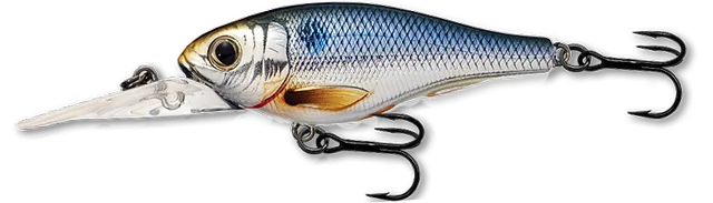 Livetarget Shad Crankbait crankbait 2 1/2" Silver Blue acqua dolce