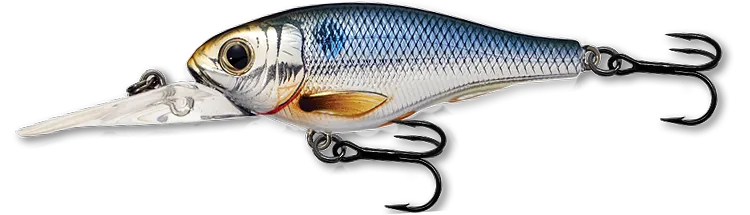 Livetarget Shad Crankbait crankbait 2 1/2" Silver Blue acqua dolce