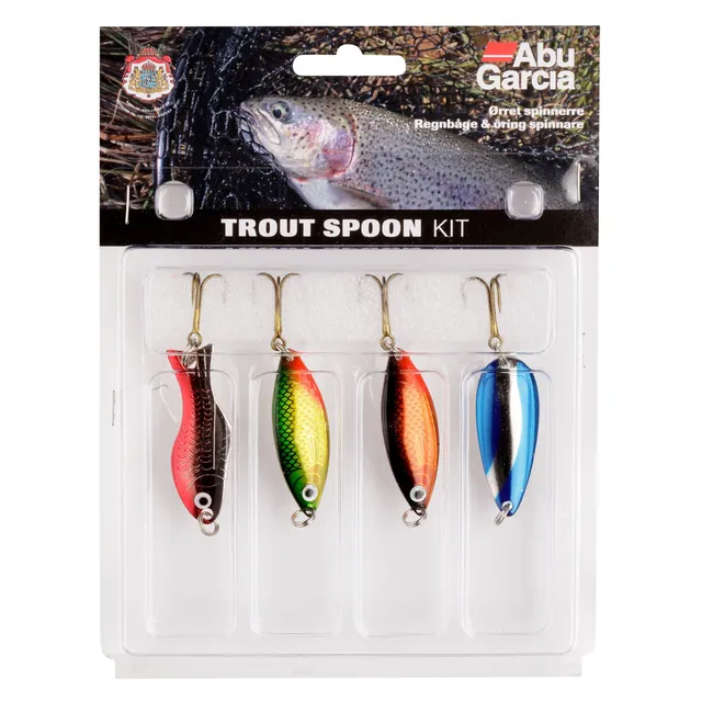 Abu Garcia Toby kit cucchiaini trota 4 pezzi spoon