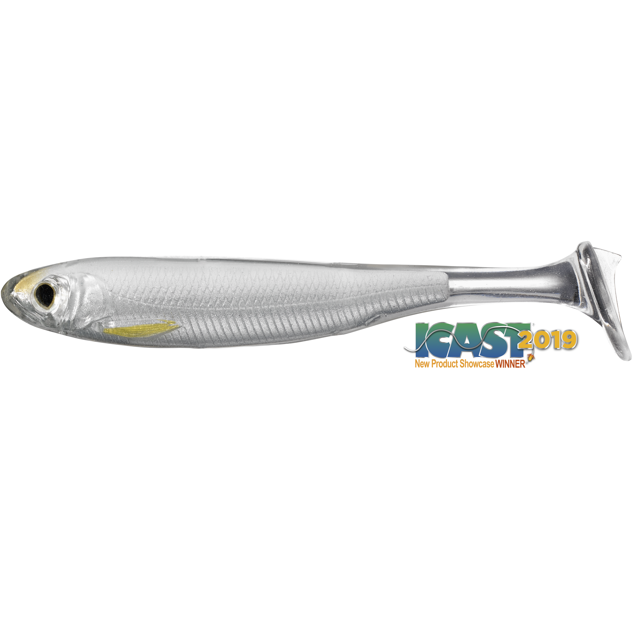 Livetarget Slow-Roll Shiner swimbait 7,6 cm Silver Pearl 4 pz