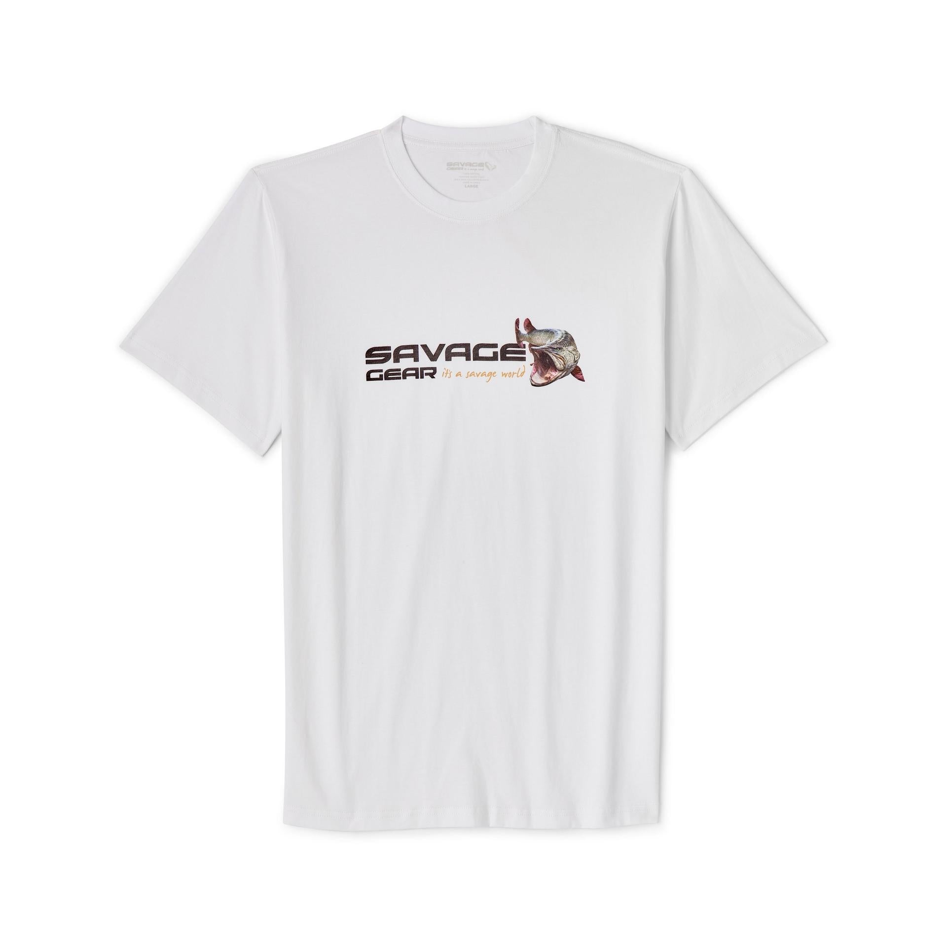 Savage Gear Orange LTD Musky Graphic Tee maglietta L manica corta