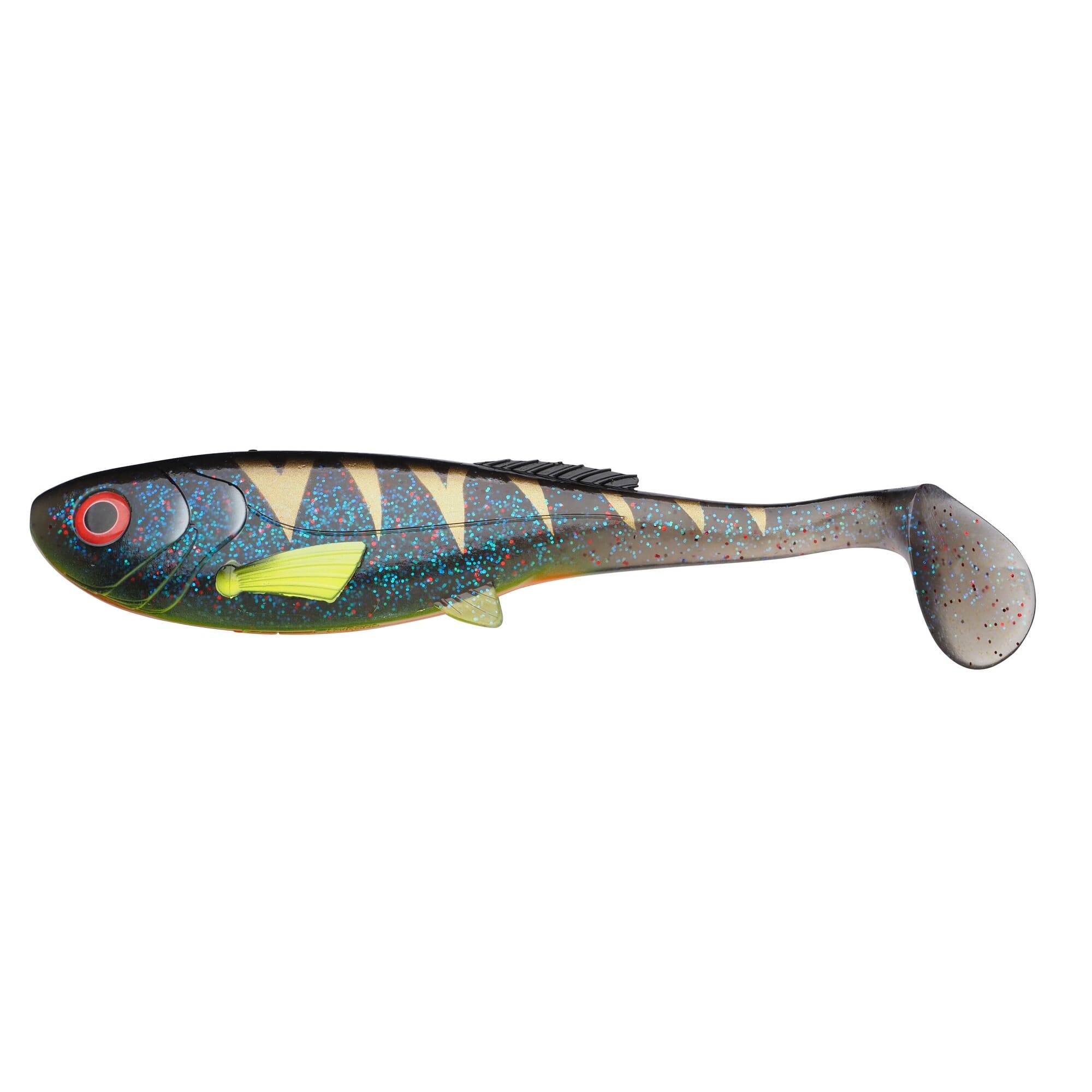 Abu Garcia Beast Slim Paddletail shad gomma Firetiger profondità
