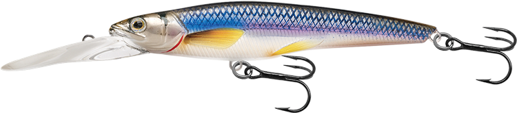 Livetarget Rainbow Smelt Jerkbait esca 3 5/8" Silver Blue