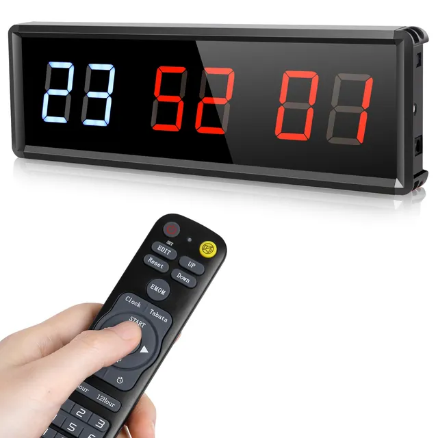Pellor timer palestra LED 2.3" telecomando intervalli