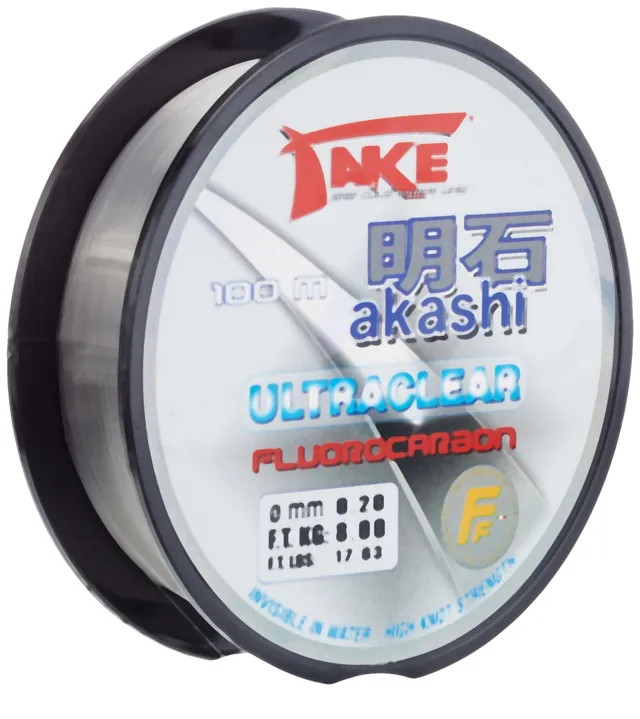 Lineaeffe Take Akashi UltraClear filo fluorocarbon 0.20 mm 100 m