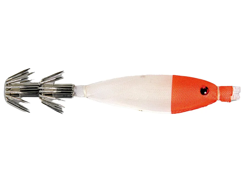 Linea Effe Natural Soft Squid Totanara Seppie 4 g 7 cm White-Red