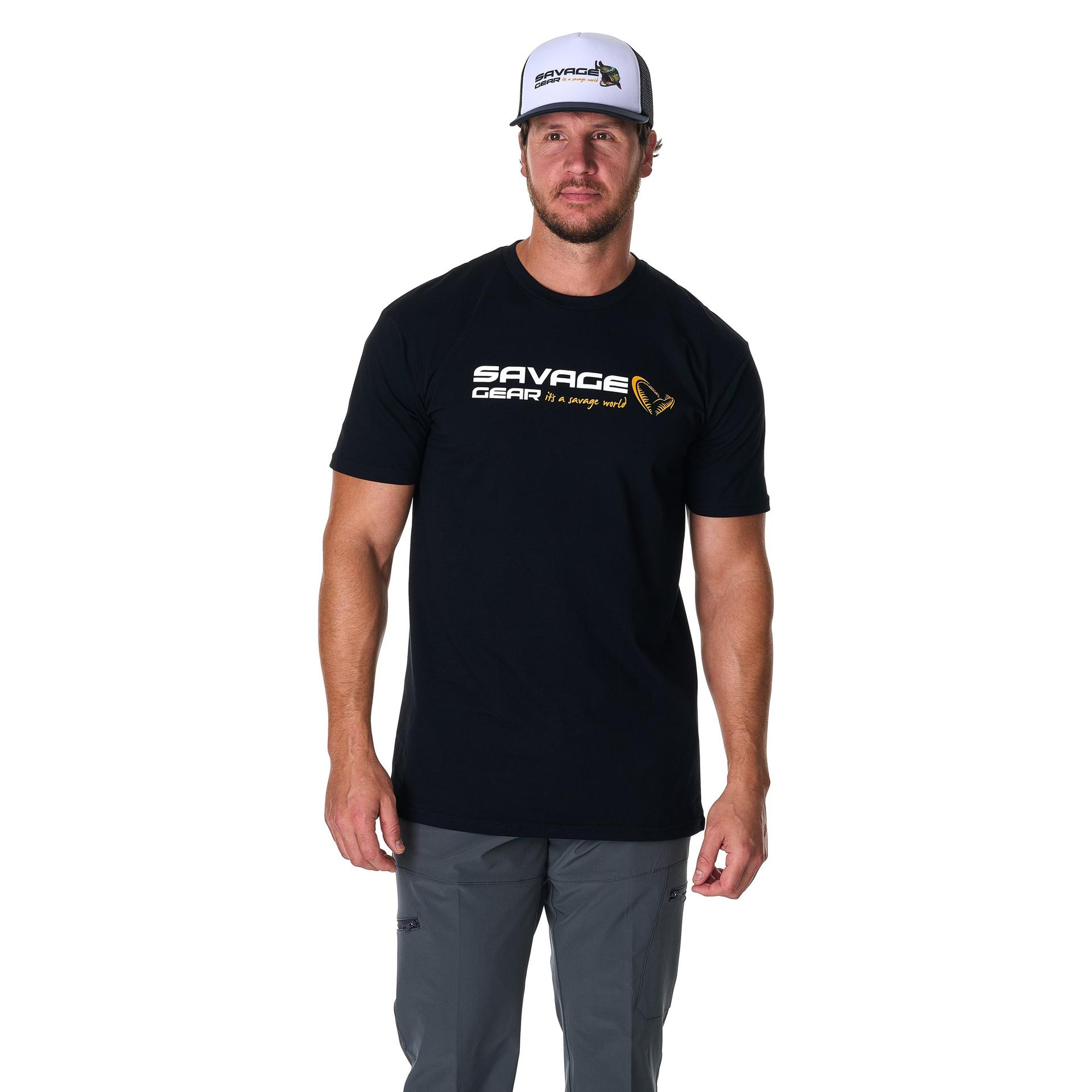 Savage Gear Orange LTD Musky Logo Foam Trucker cappello pesca