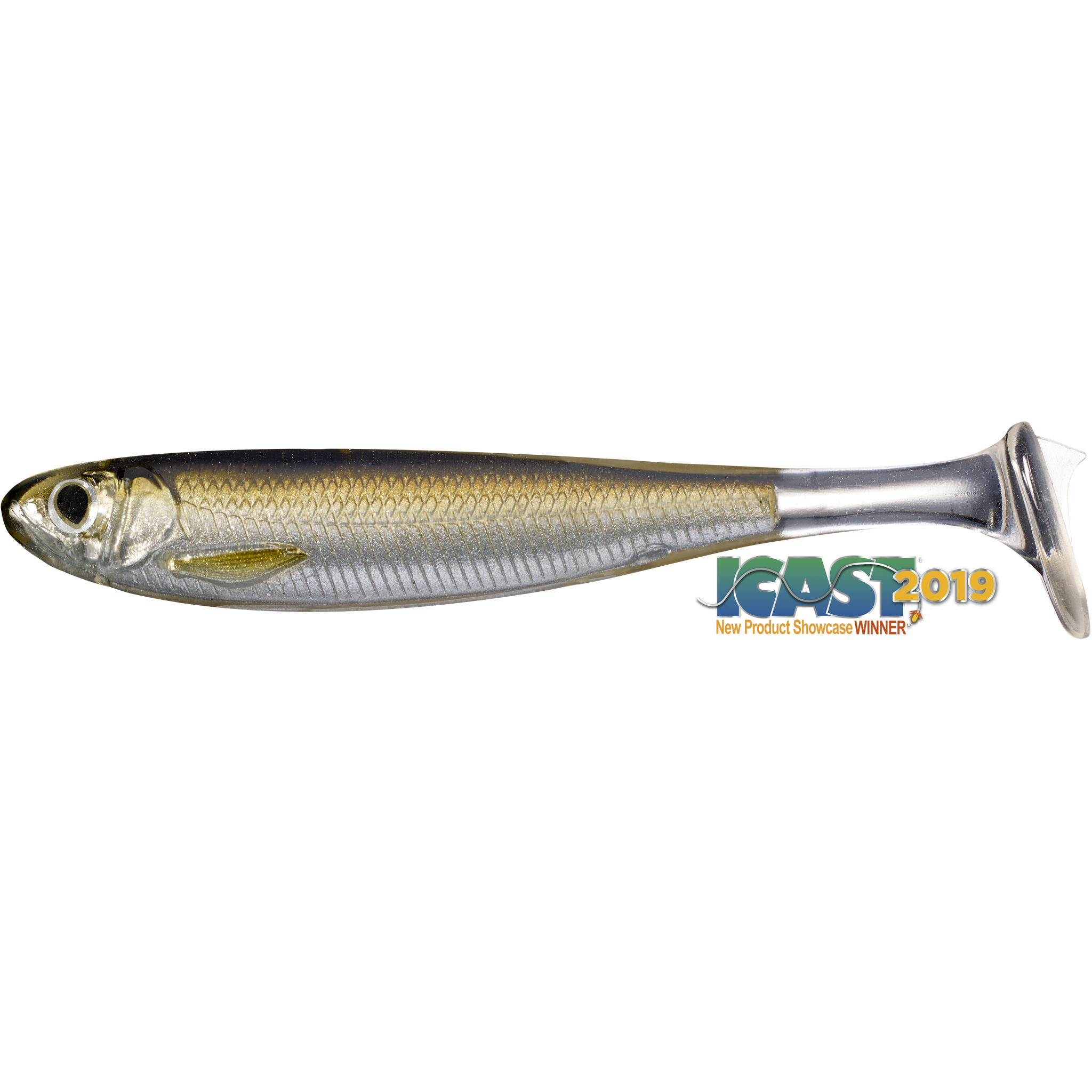 Livetarget Slow-Roll Shiner swimbait 7,6 cm Silver Pearl 4 pz