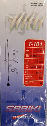 Tubertini Seika Sabiki T101 8 Terminale Mare 2 m