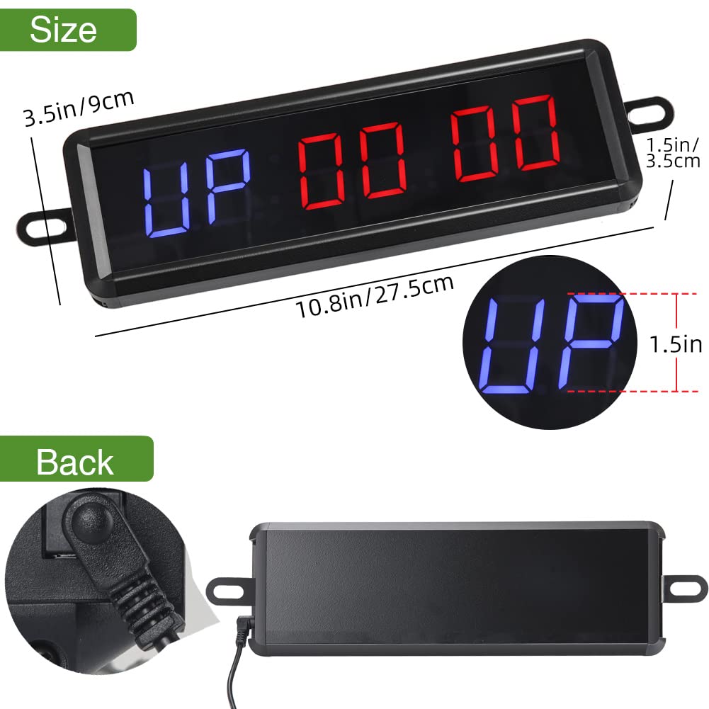 PELLOR Timer Palestra LED con Telecomando da Muro