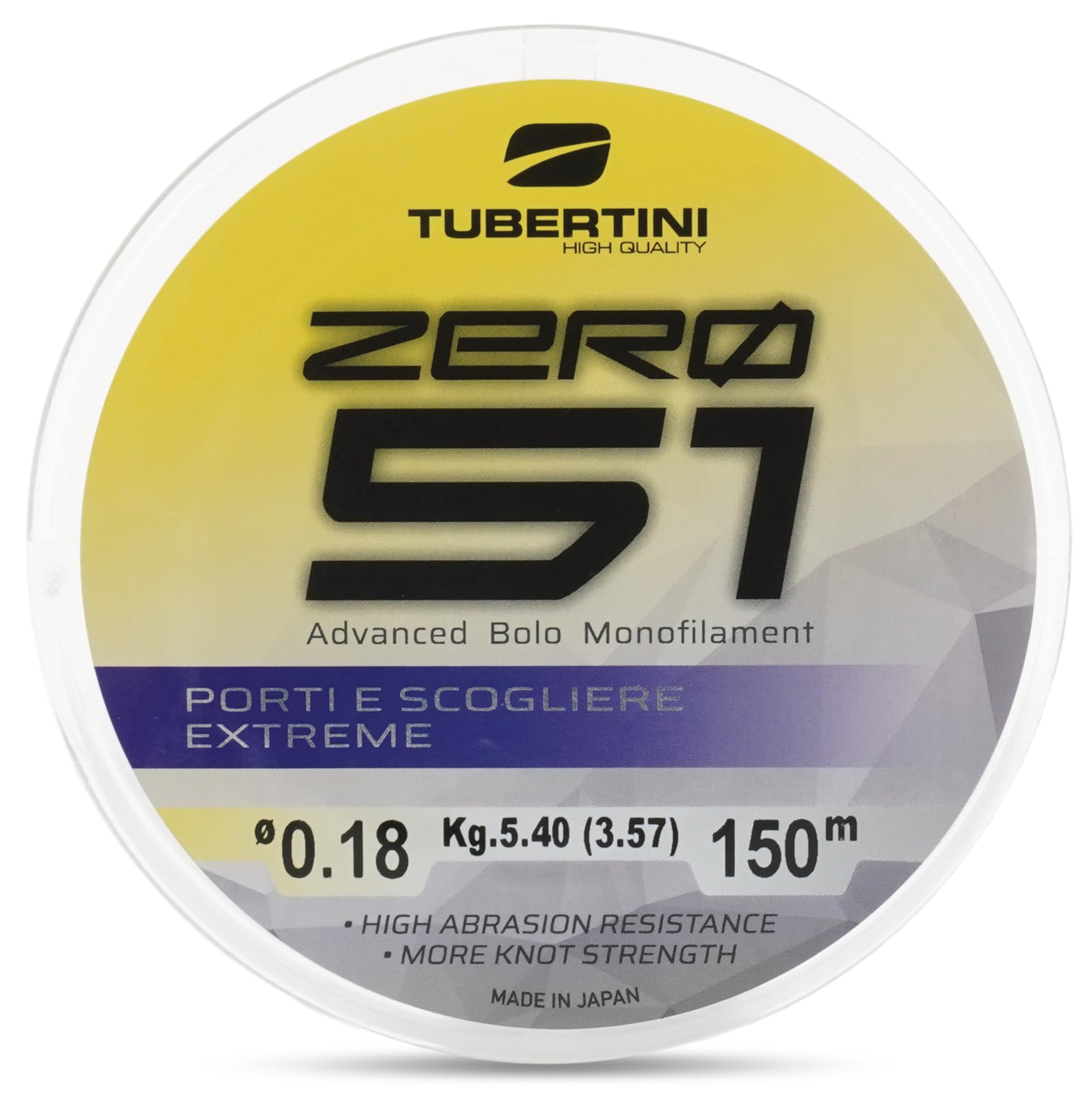 Tubertini 051 Porti Scogliere Monofilo 0,20 mm 150 m Clear