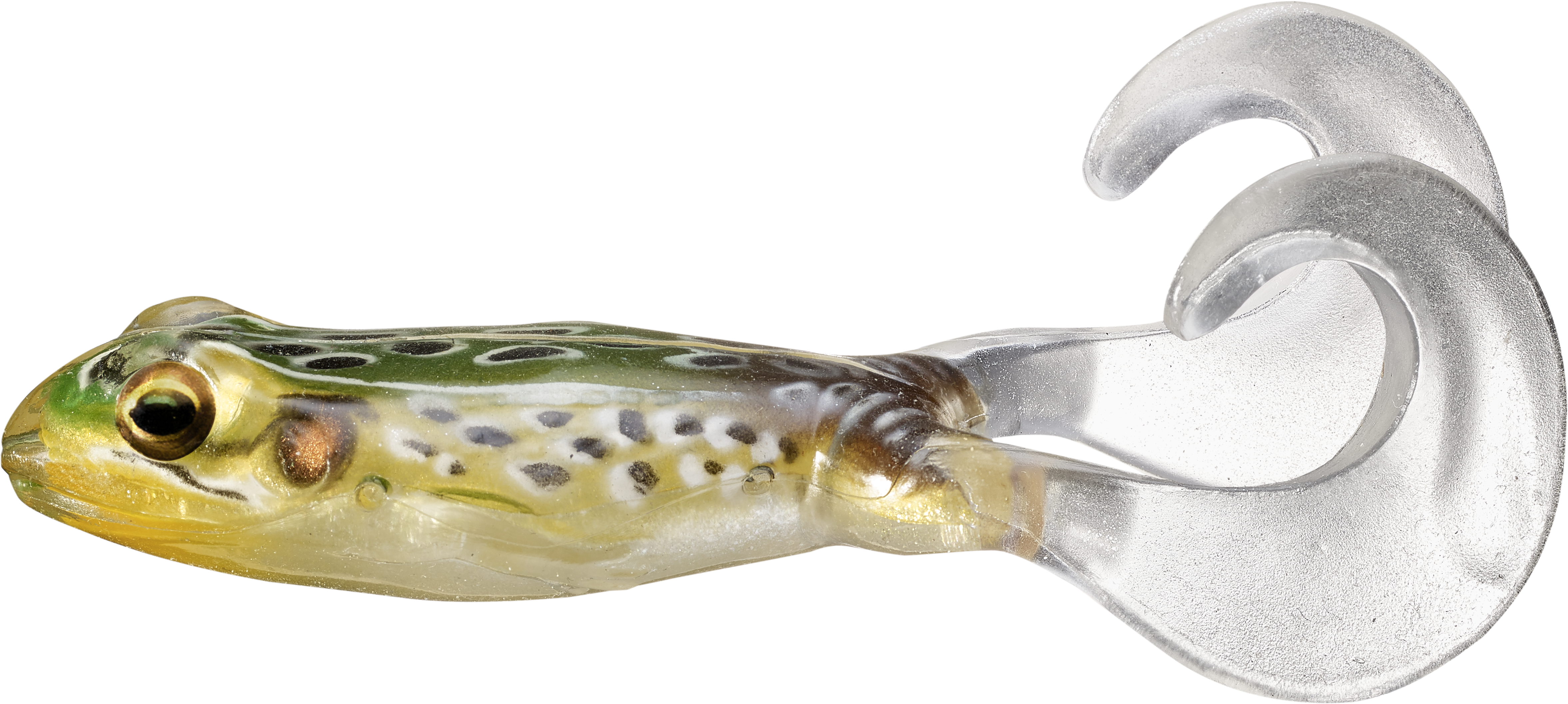 Livetarget Hollow Body Freestyle Frog rana 3 1/2" Green Yellow