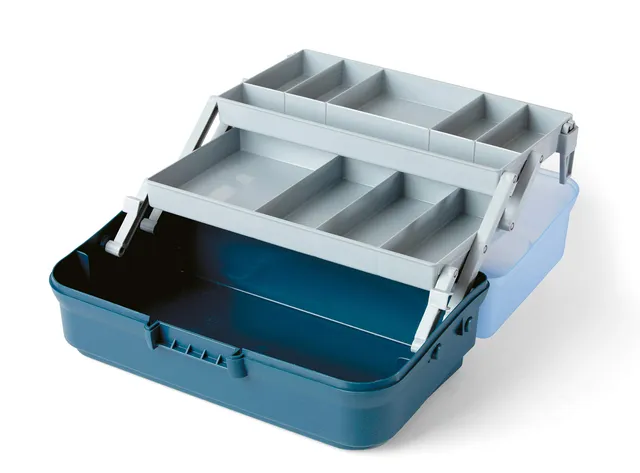 Lineaeffe Box scatola pesca 2 vassoi 30x16x16 cm