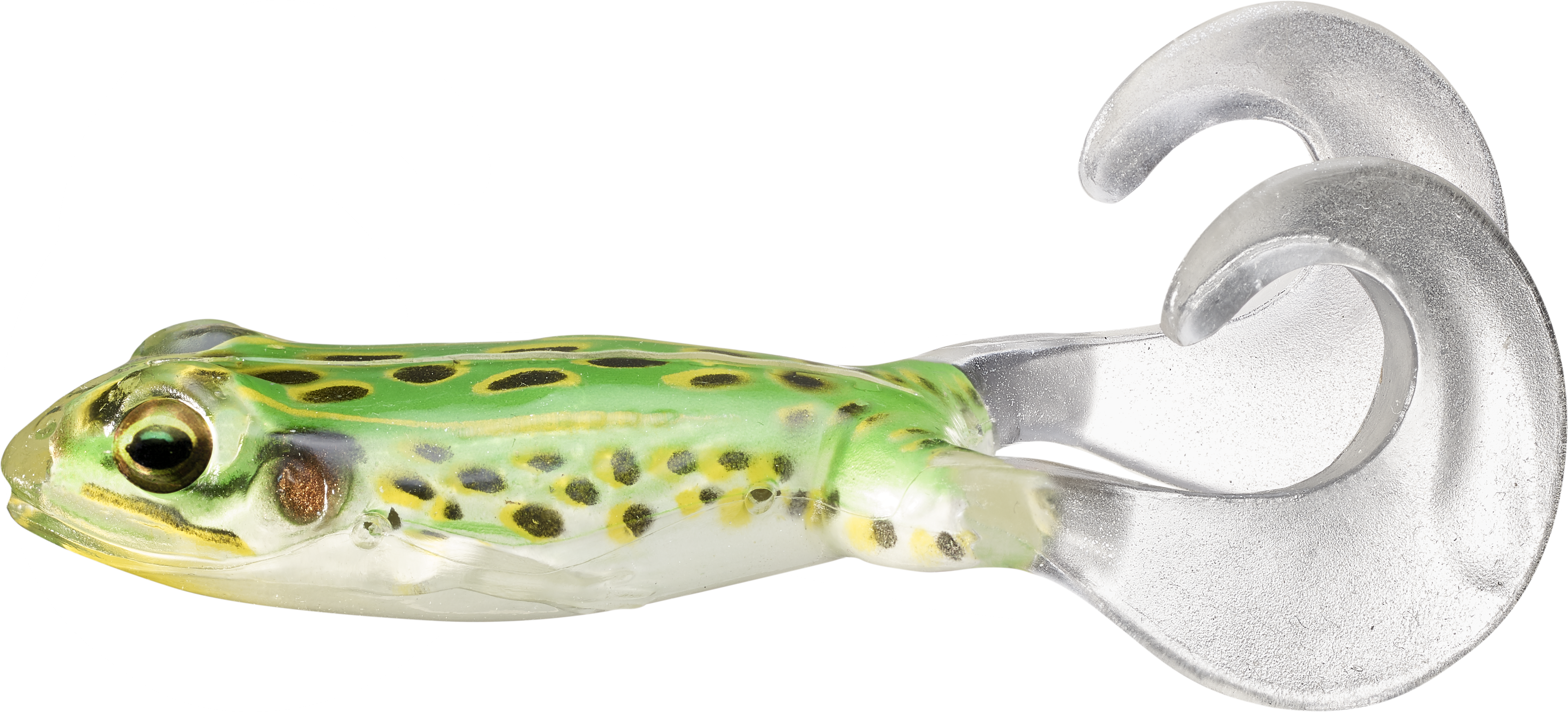 Livetarget Hollow Body Freestyle Frog rana 3 1/2" Green Yellow