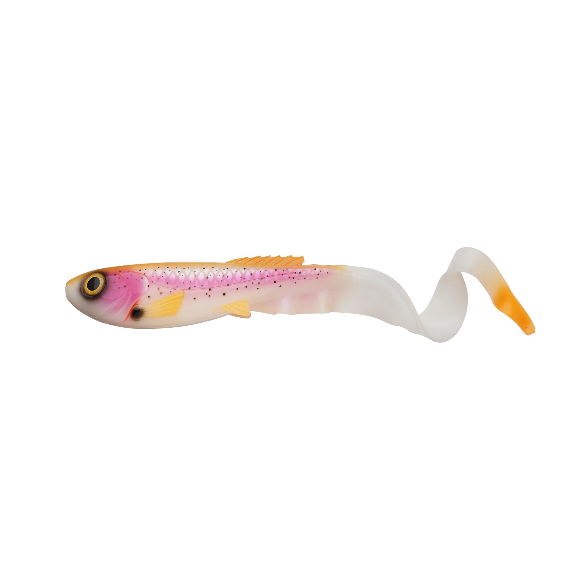Abu Garcia Beast Curltail Gommino Albino Trout softbait luccio