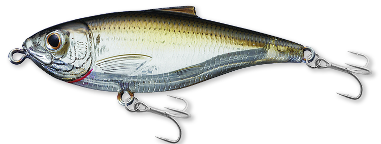 Livetarget Sardine Twitchbait 3" Natural Metallic acqua salata