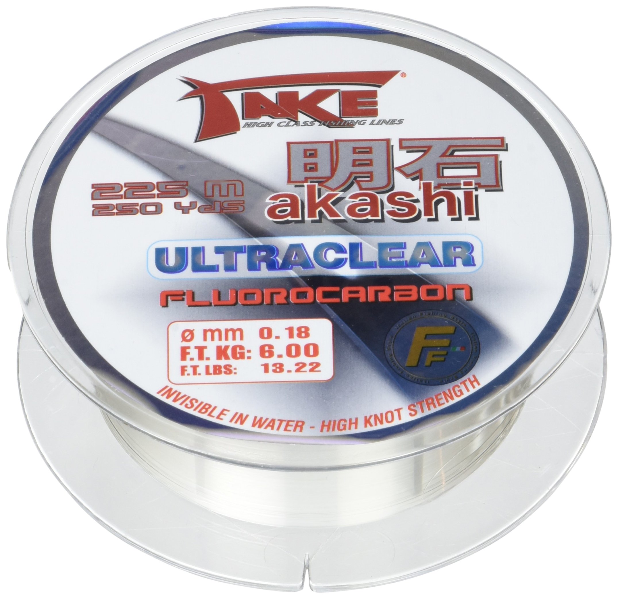 Lineaeffe Take Akashi 225 m 0,18 mm Fluorocarbon UltraClear