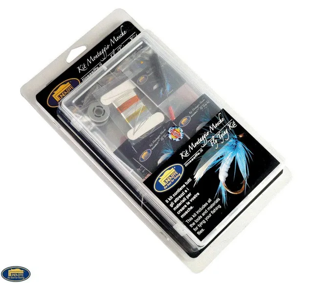Linea Effe Kit Montaggio Mosche da Pesca a Mosca Blister