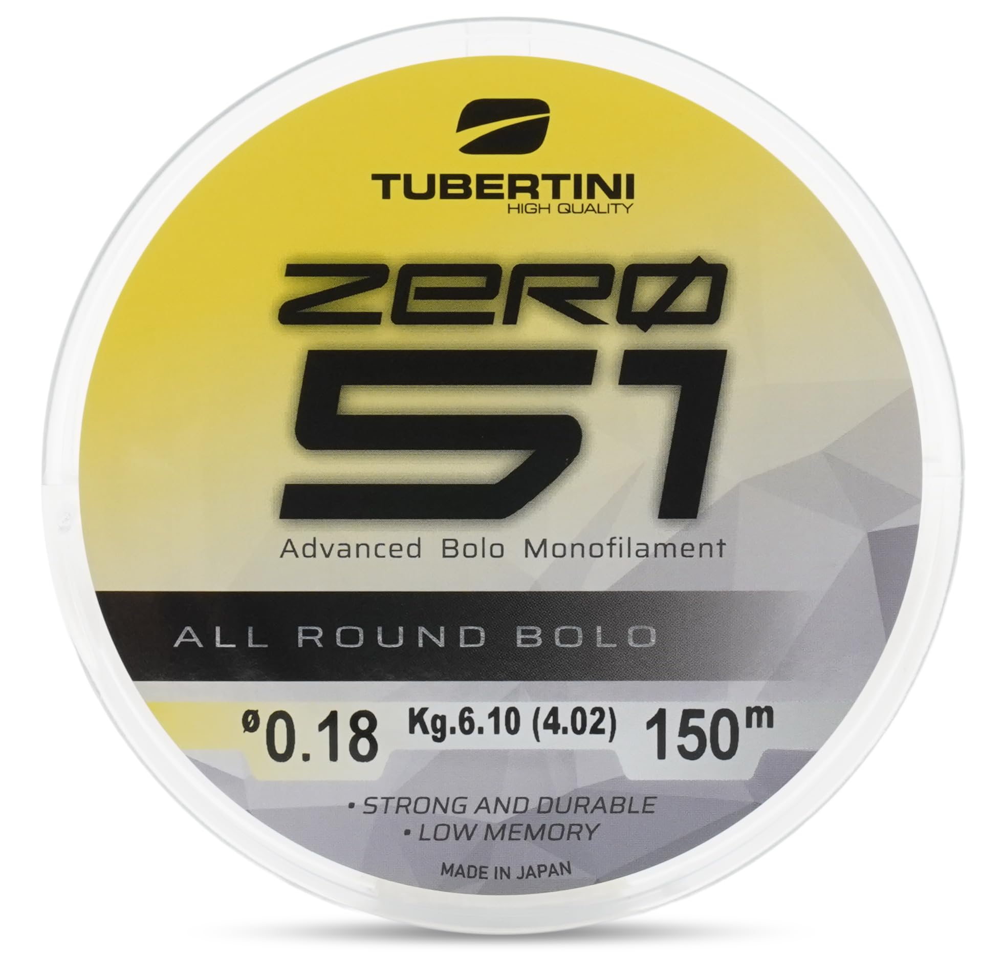 Tubertini 051 All Round Zero 51 monofilo 150 m 0,18 mm light blue