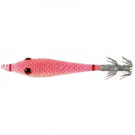 Lineaeffe Esche Silicon Squid Jig totanara rosa chiaro 3 g 6 cm