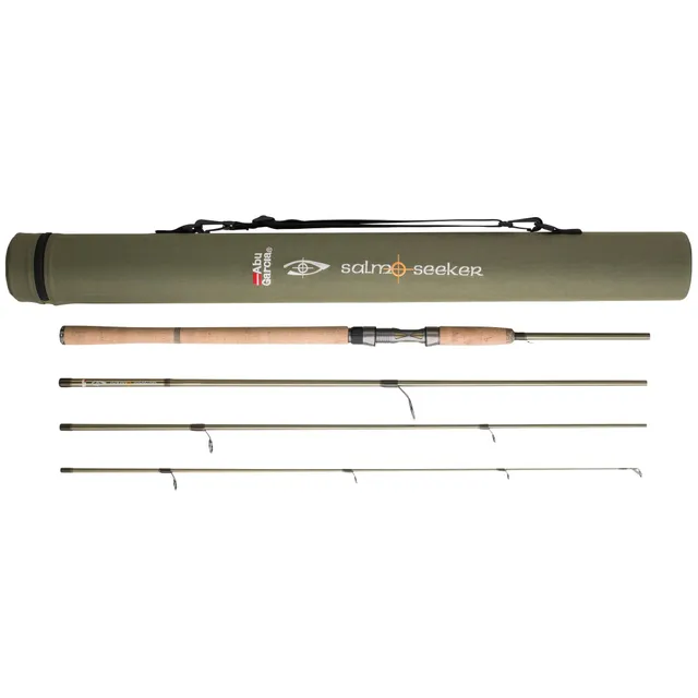 Abu Garcia Salmo Seeker canna spinning 2,40 m 4 pezzi carbonio