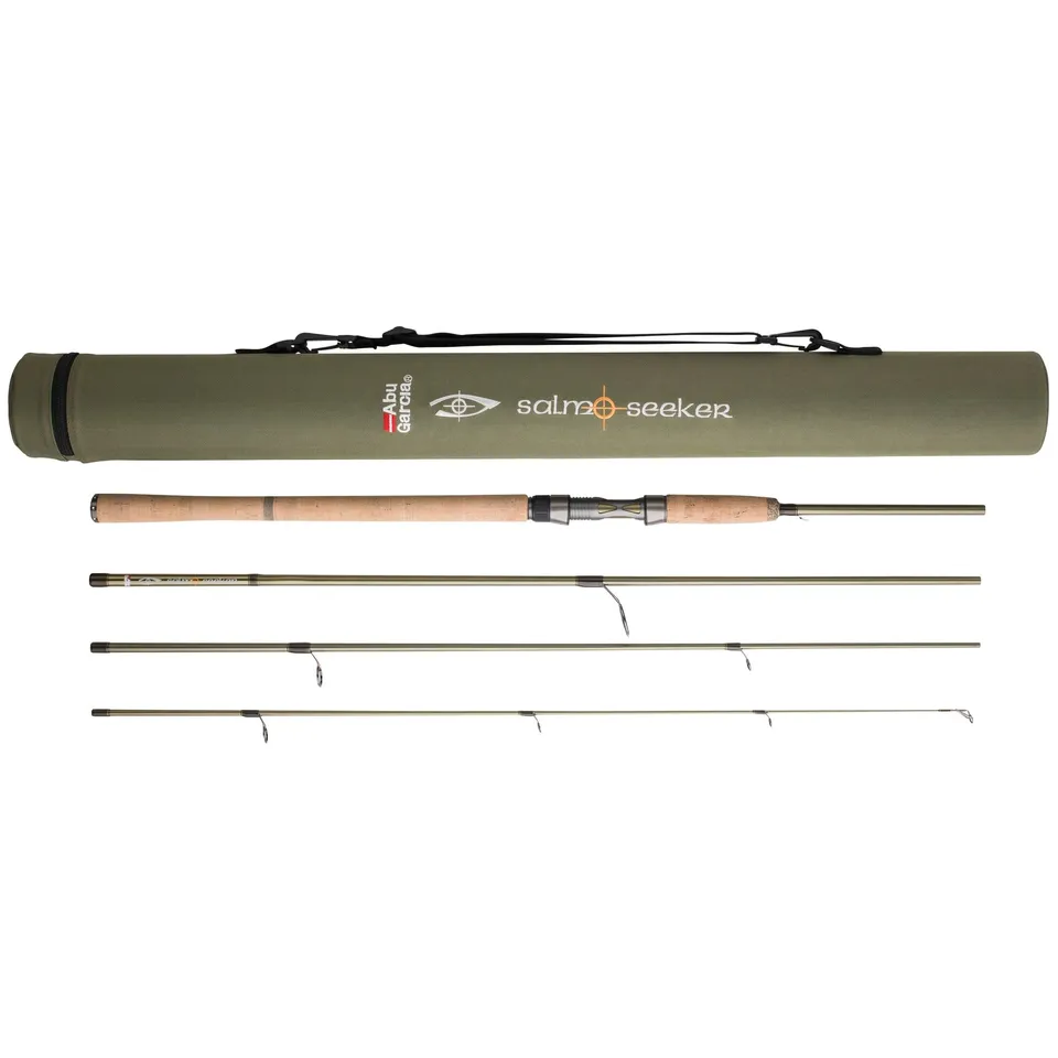 Abu Garcia Salmo Seeker canna spinning 2,40 m 4 pezzi carbonio