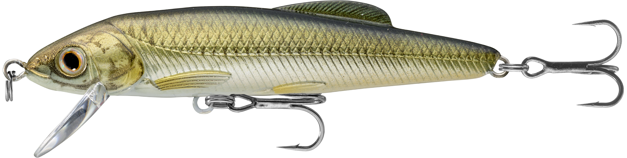 Livetarget Minnow Jerkbait esca 2 1/2" 134 Silver Pearl affondante
