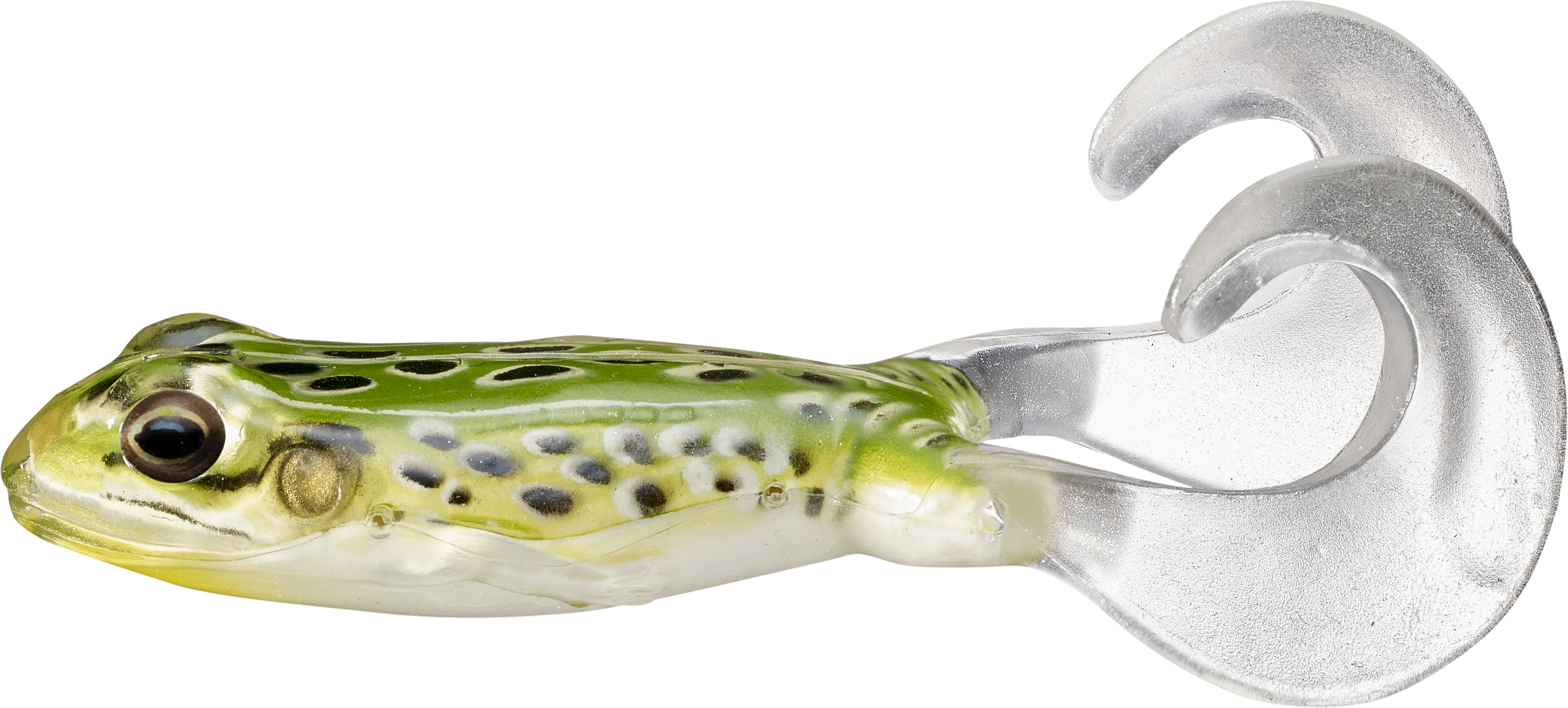Livetarget Hollow Body Freestyle Frog rana 3 1/2" Green Yellow