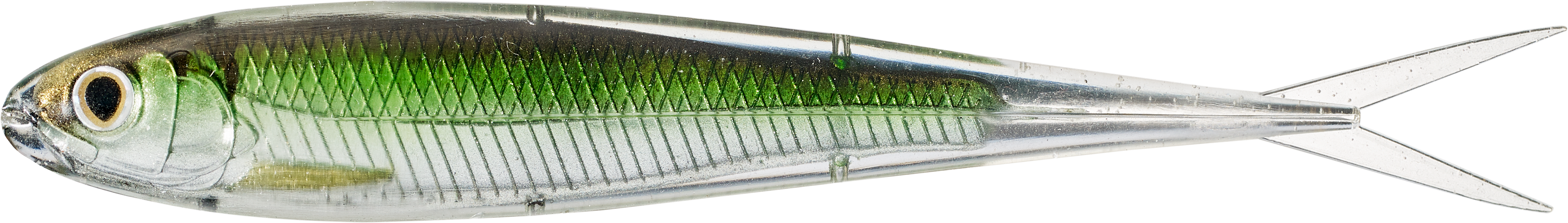 Livetarget Twitch Minnow esca morbida 9,5 cm Silver Pearl 4 pz