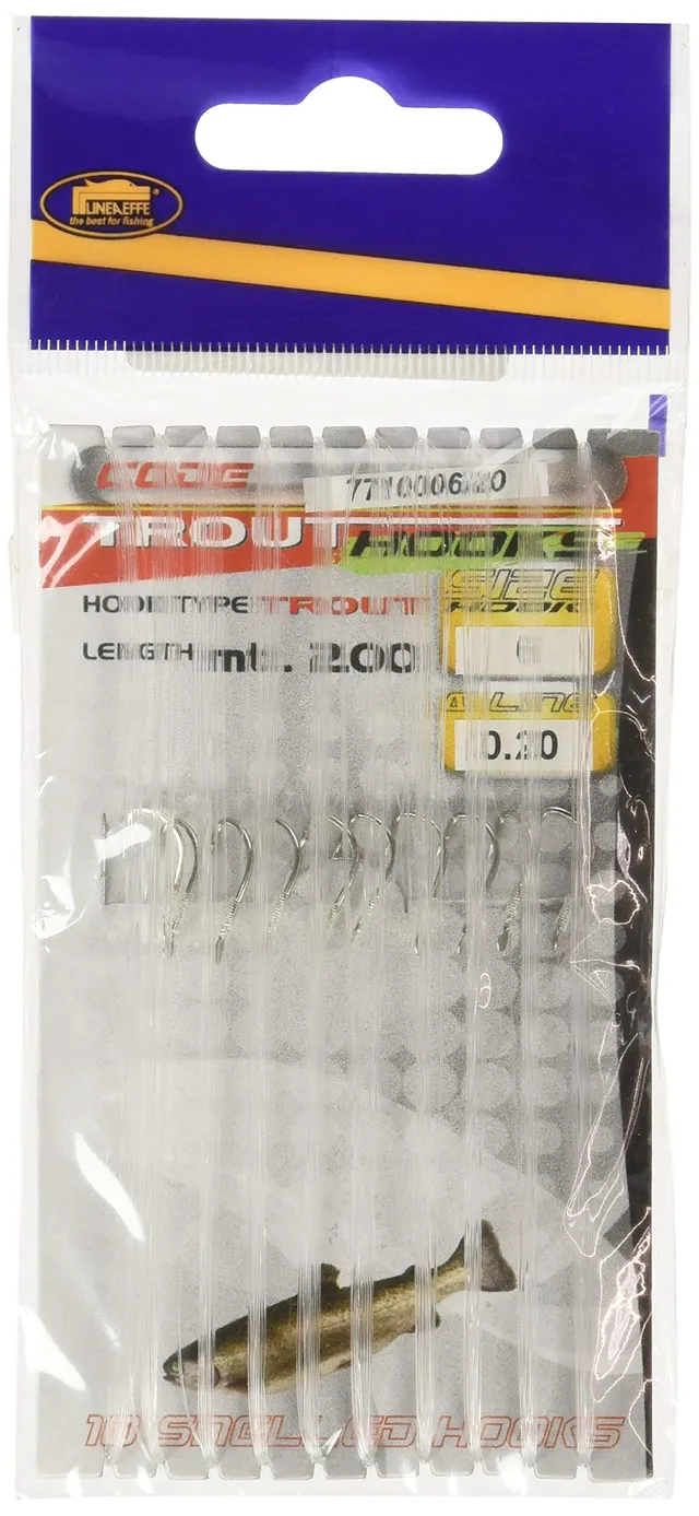 Lineaeffe Ami Legati Fluorocarbon Amo 6 0.20 mm 2 m Trota 10 pz