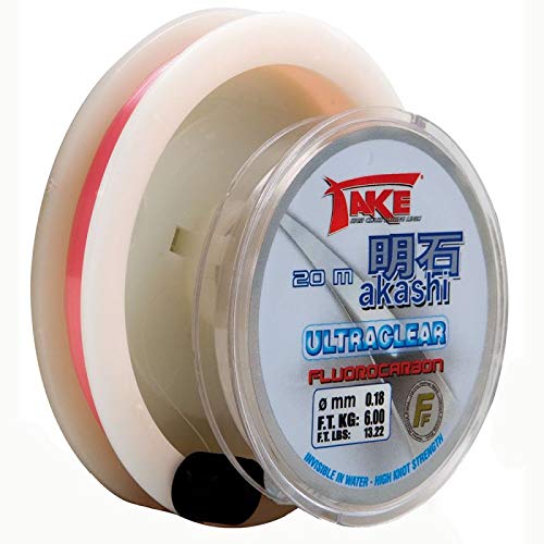 Linea Effe Take Akashi Filo da Pesca 0.18 mm Fluo Pink+Ultraclear