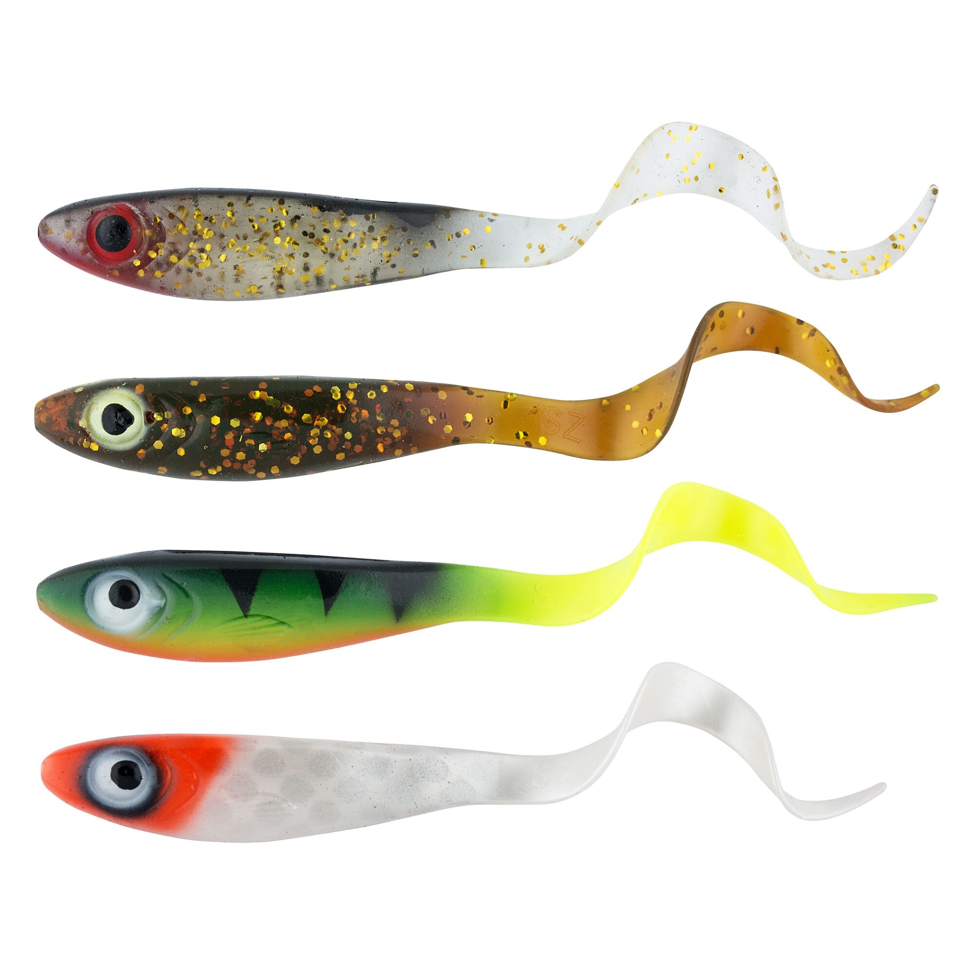 Abu Garcia Svartzonker McPerch Curly Mix shad 80+110mm