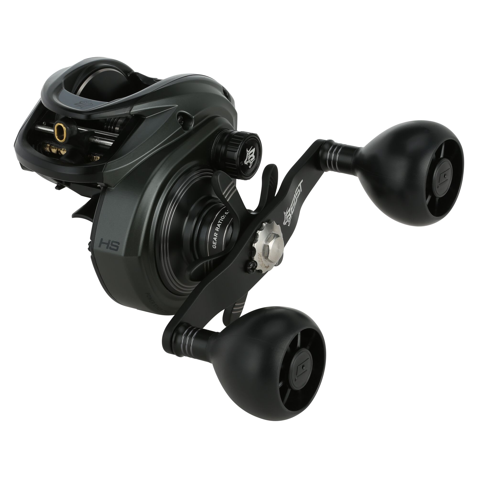 Abu Garcia Beast 400 Mulinello Casting Man sinistra