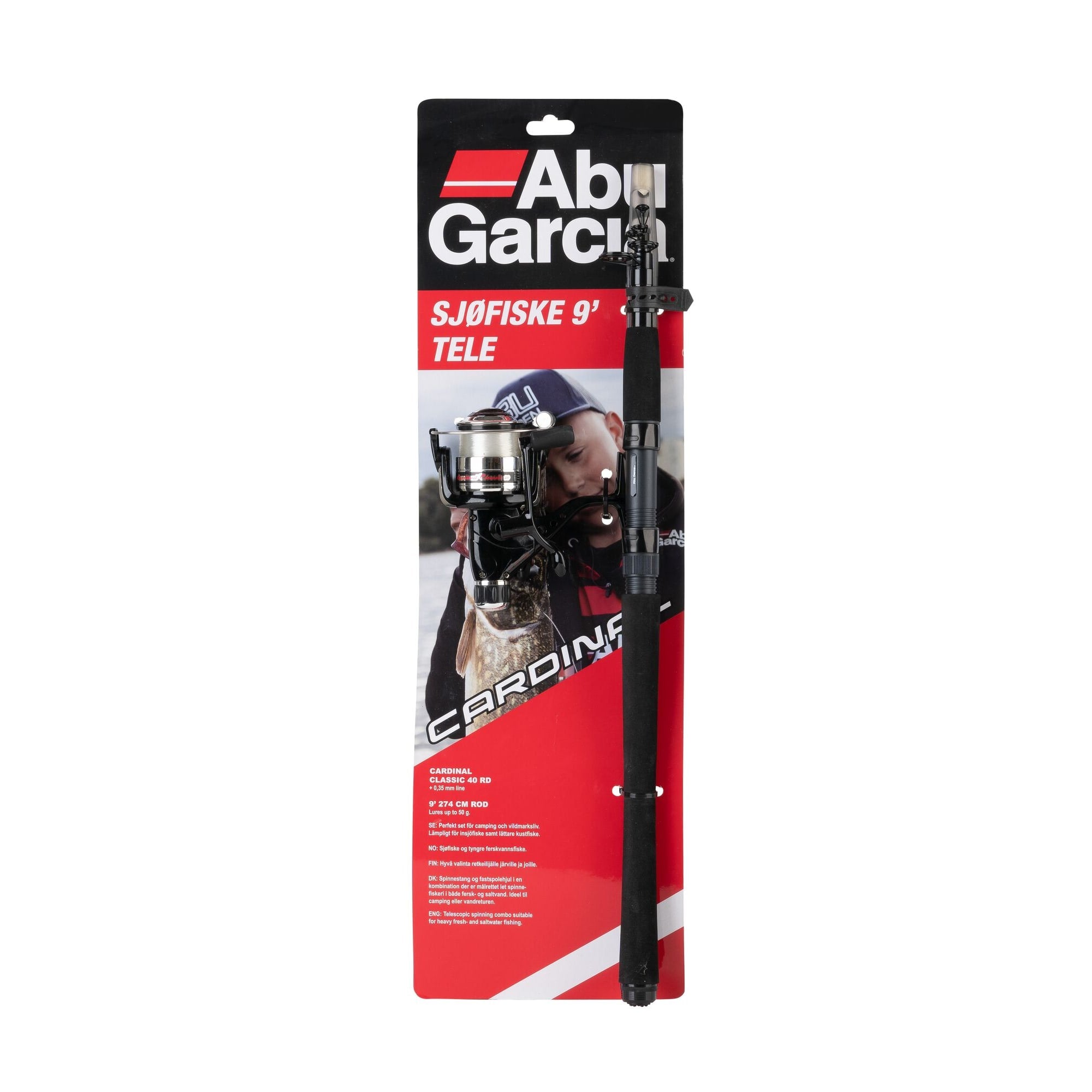 Abu Garcia Cardinal Classic Vildmark combo spinning 2.13m