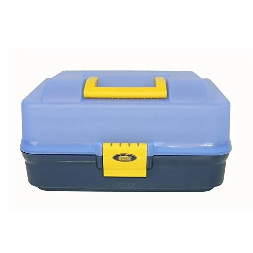 Linea Effe Scatola Pesca 3 Ripiani Blu 33x18x18 cm
