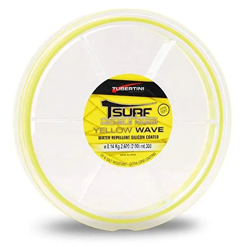 Tubertini T-Surf Shox Taper Line Monofilo Nylon Yellow
