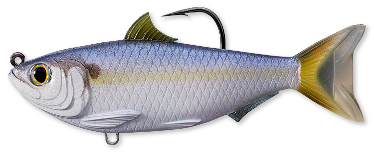 Livetarget Threadfin Shad Swimbait esca 3 1/2" Green Bronze