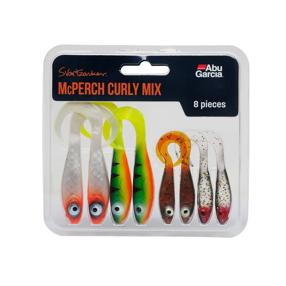 Abu Garcia Svartzonker McPerch Curly Mix shad 80+110mm