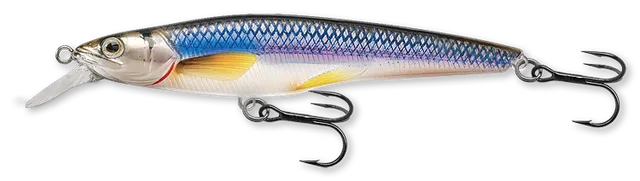 Livetarget Rainbow Smelt Jerkbait esca 3 5/8" Silver Blue