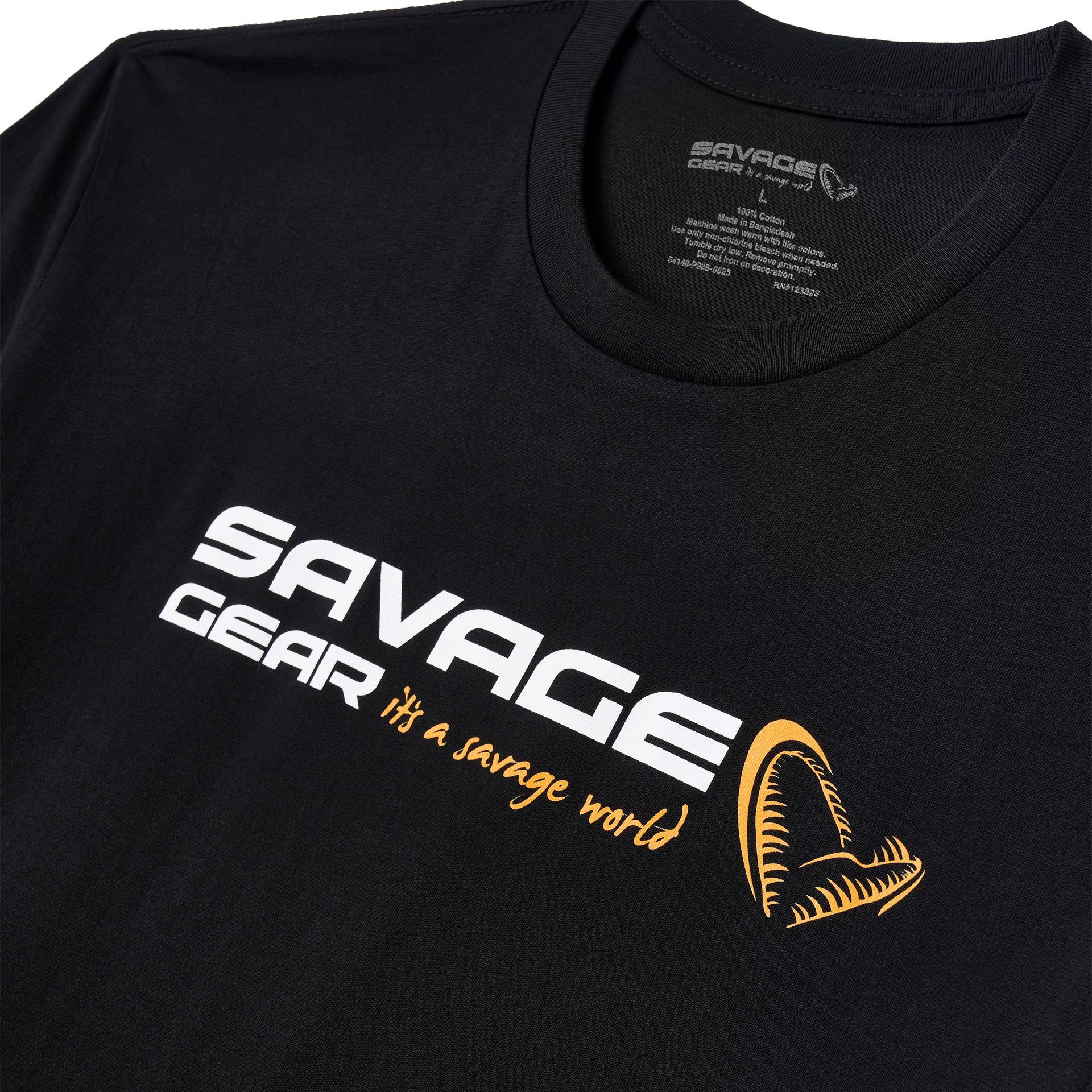Savage Gear Orange LTD Logo Tee Maglietta Manica Corta