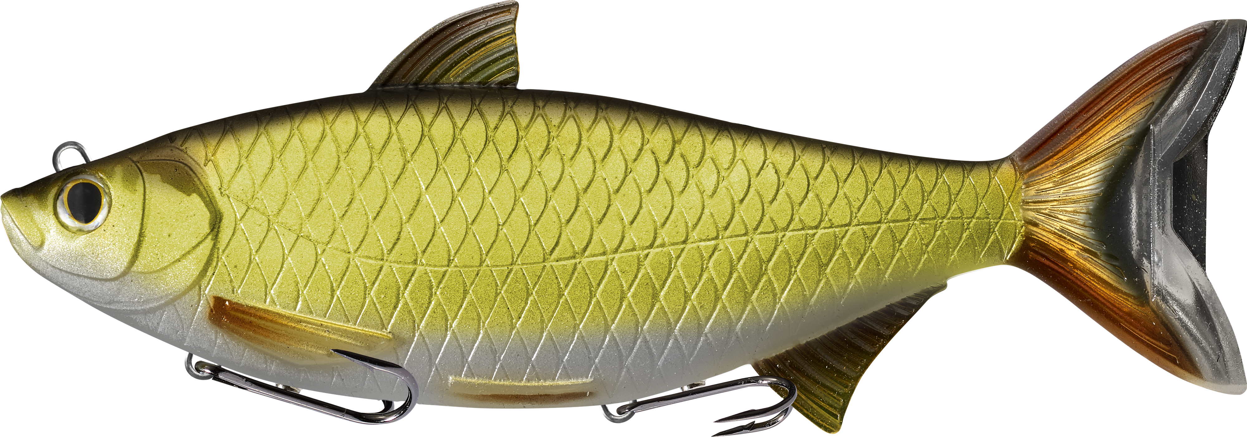 Livetarget Golden Shiner swimbait 14 cm Gold Black 1 3/4 oz