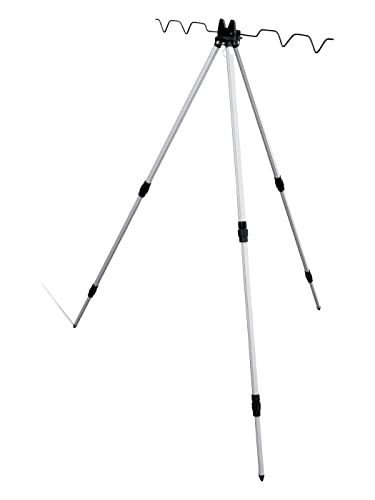 Lineaeffe Supporti Tripode Alluminio Estensibile Leggero Pesca