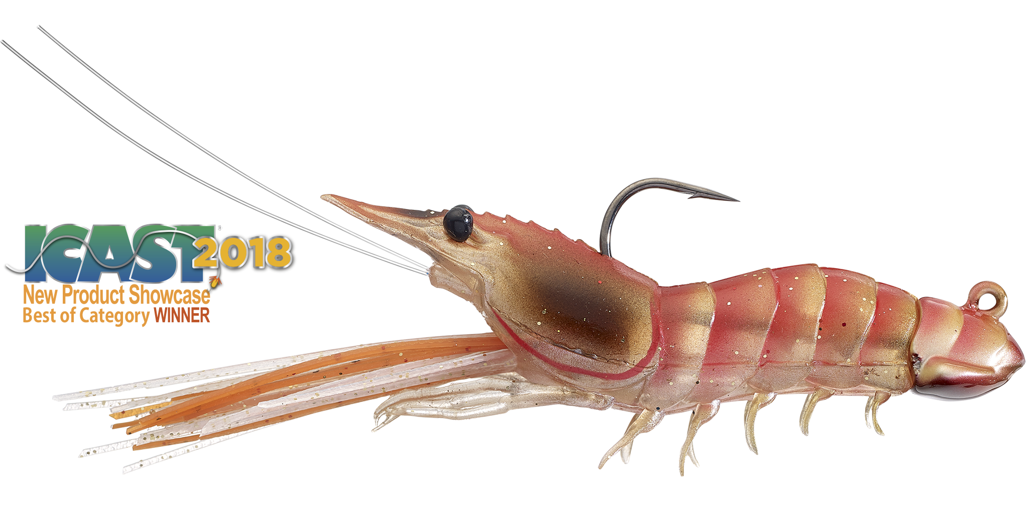 Livetarget Fleeing Shrimp gomma 2 3/4" 1/4 oz 910 Sand Shrimp