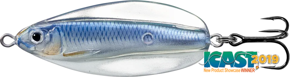 Livetarget Erratic Shiner cucchiaino 2" 1/4 oz Silver Pearl