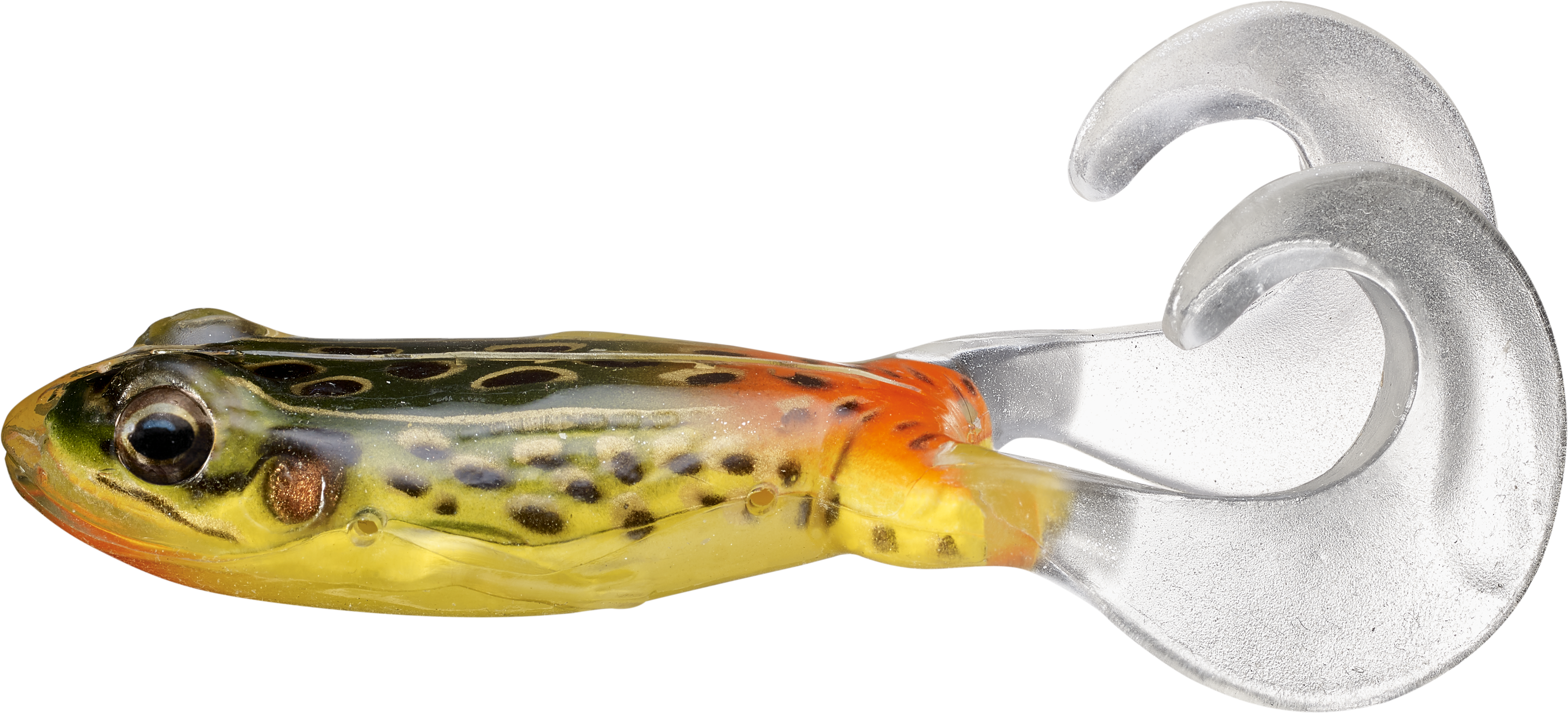 Livetarget Hollow Body Freestyle Frog rana 3 1/2" Green Yellow