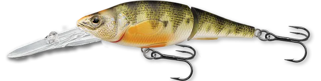 Livetarget Jointed Baits Yellow Perch esca snodata 3 5/8" traina