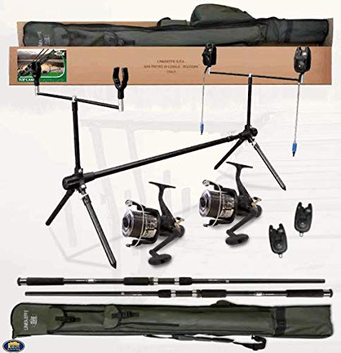 Linea Effe Top Carp Combo 2 Set Carpfishing Completo Pronto