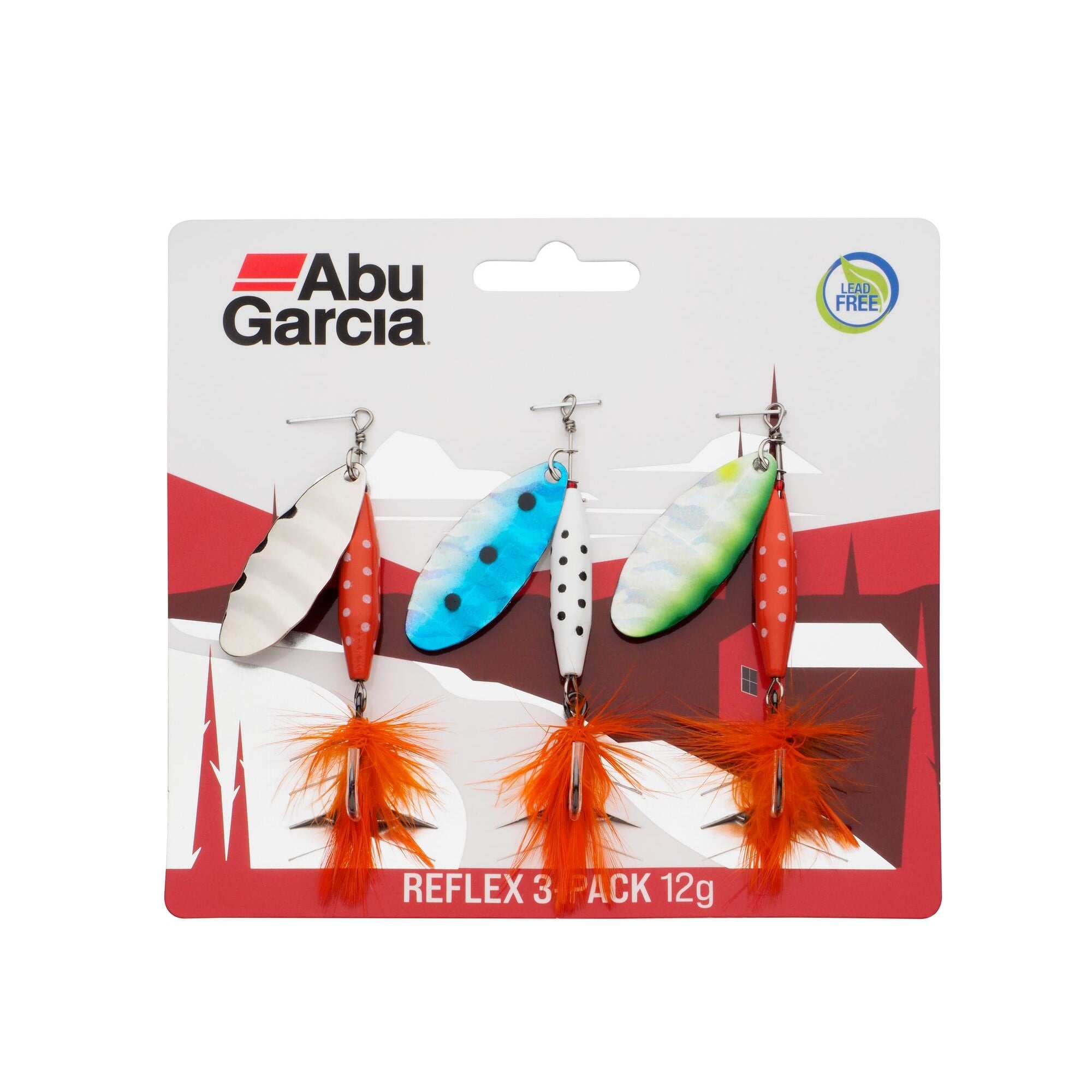 Abu Garcia Reflex 3 Pack rotante 12 g trota persico