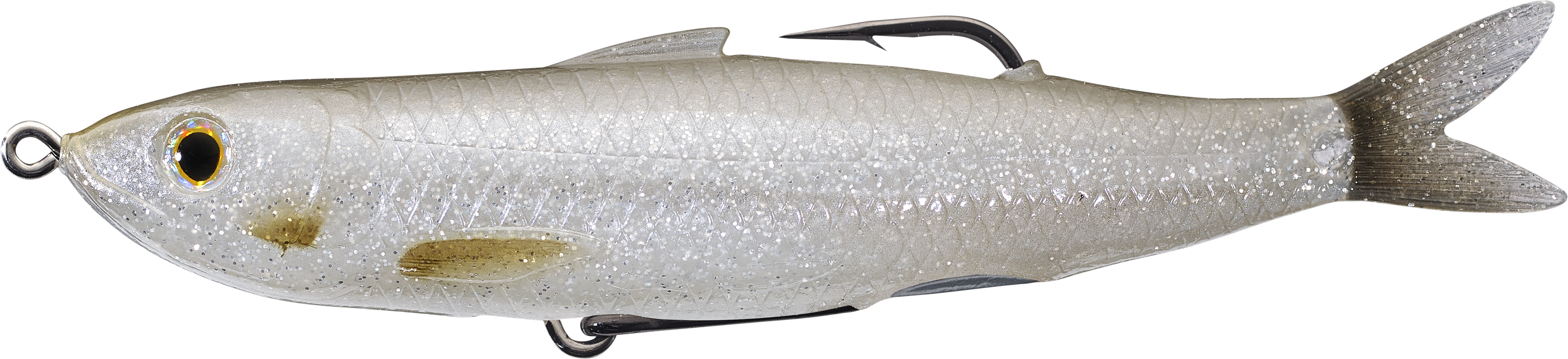 Livetarget Hollow Body Shiner esca 3 3/4" Pearl Ghost