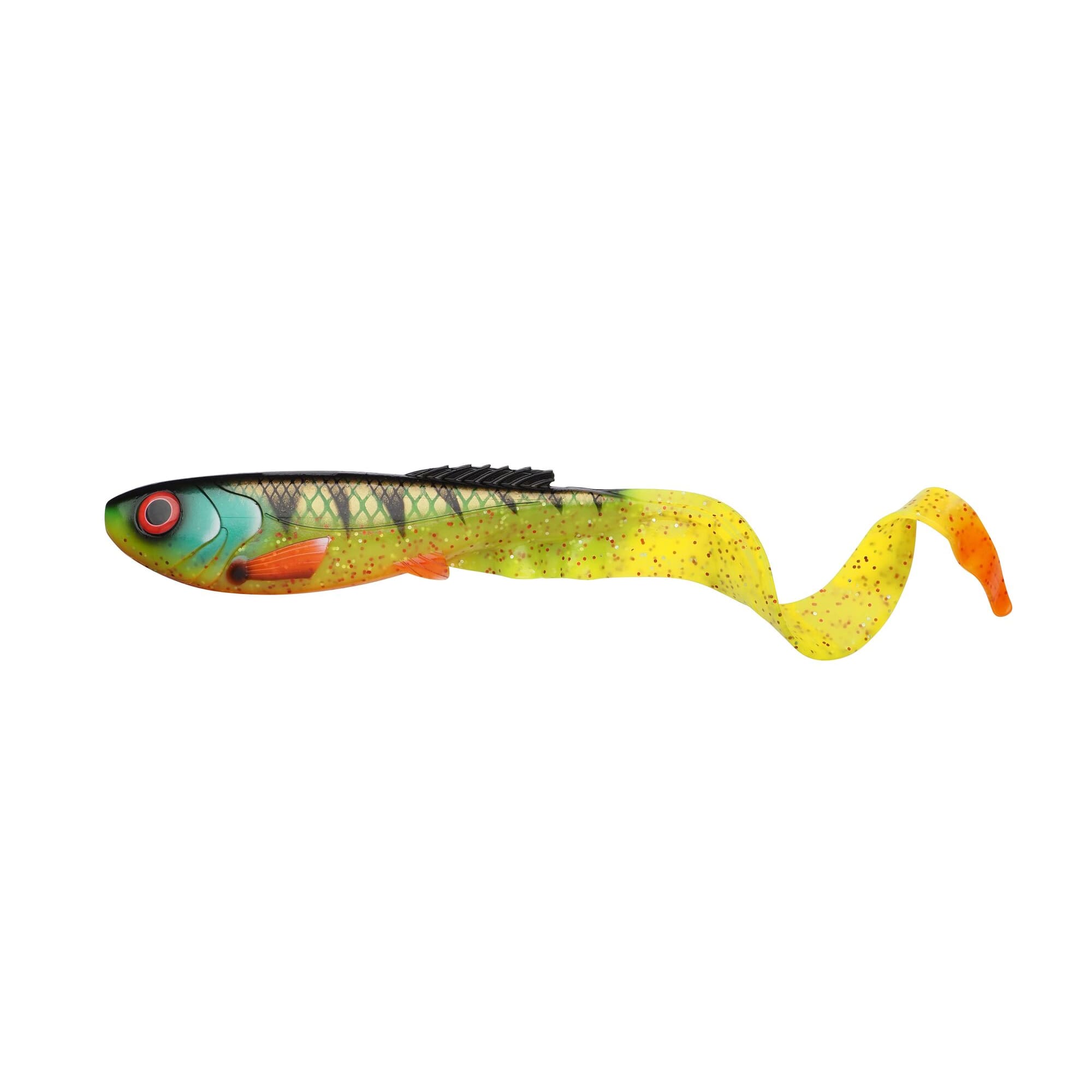Abu Garcia Beast Curltail Gommino Albino Trout softbait luccio